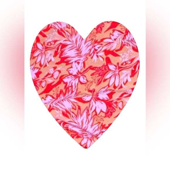 Forever 21 Wide Leg Floral Palazzo Pants Vibrant Pink and Orange Sz Large - Picture 3 of 4